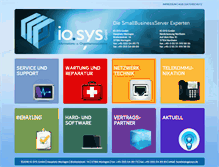 Tablet Screenshot of io-sys.de